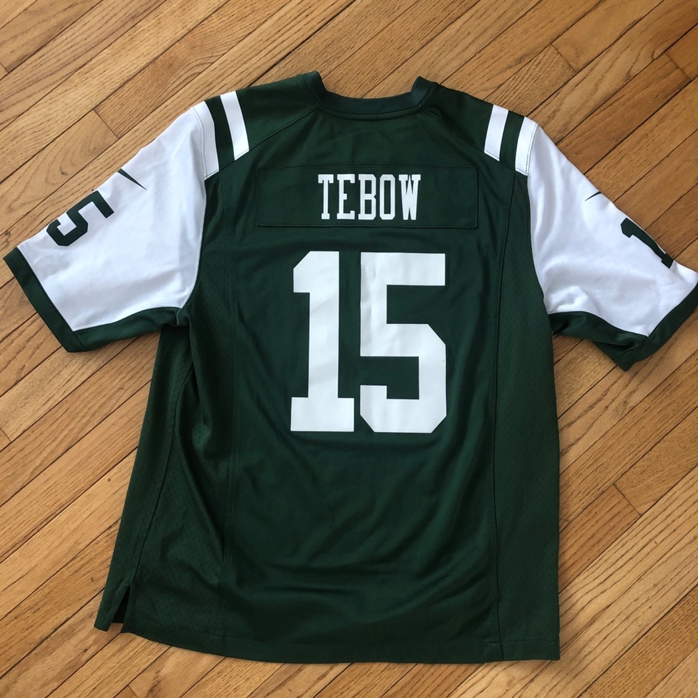 Tim Tebow Jets Jersey, Large.